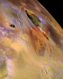 Zal Patera, Io, in color：PIA02527