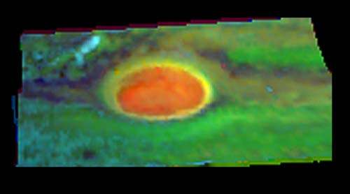 Ammonia Ice near Jupiter's Great Red Spot Catalog #: PIA02569